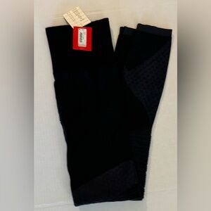Spanx Seamless Moto Leggings 50193R Very Black Womens